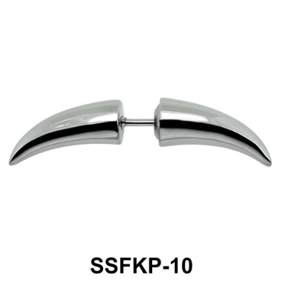 Mustache Shaped Big Stud SSFKP-10
